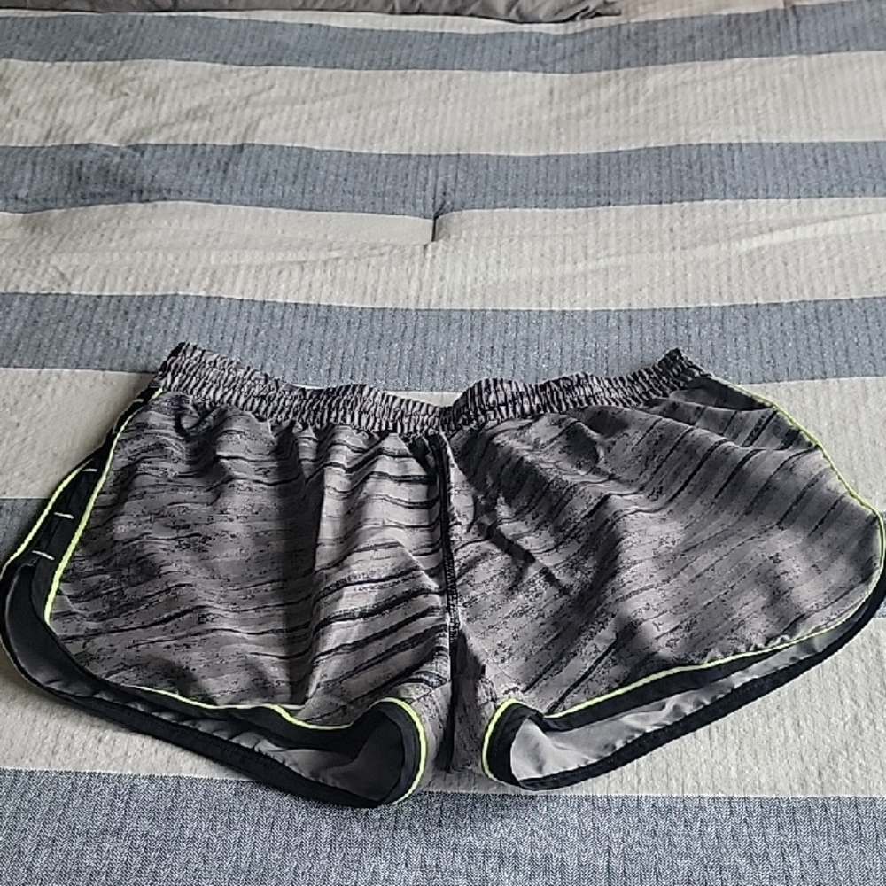 Under Armour Black and Gray Women's Athletic Shorts